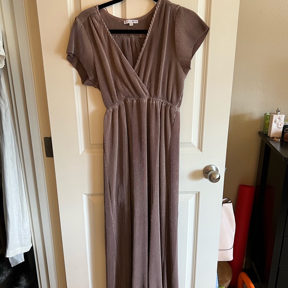 Baltic Born Athena Pleated Maxi dress.